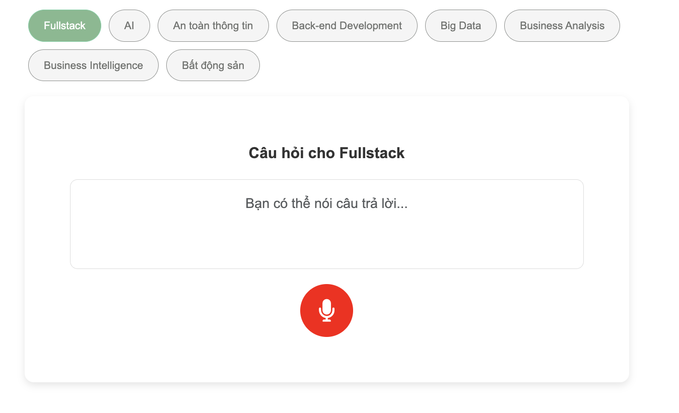 Phỏng vấn giọng nói